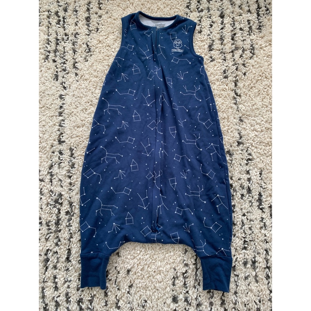 4 Season Sleep Bag with Feet, Merino Wool Nightsky